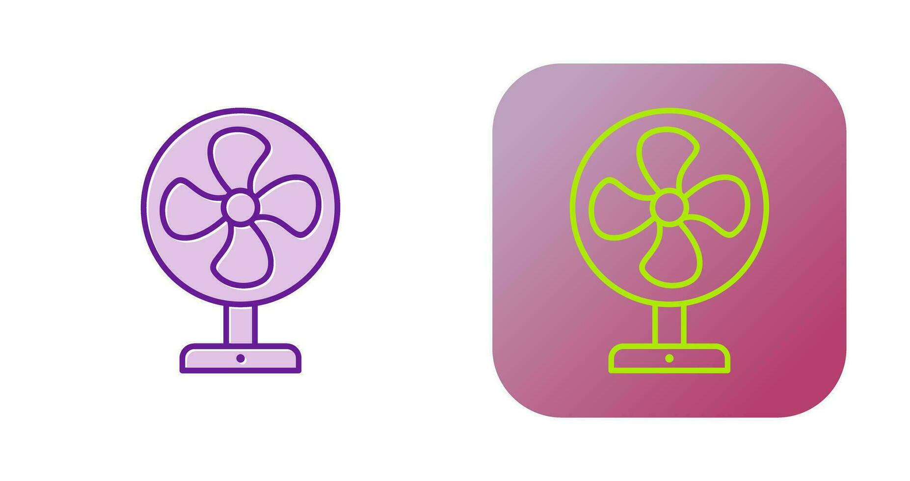 Electric Fan Vector Icon