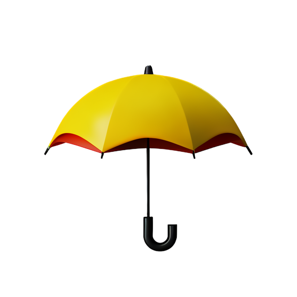 paraplu 3d renderen icoon illustratie png