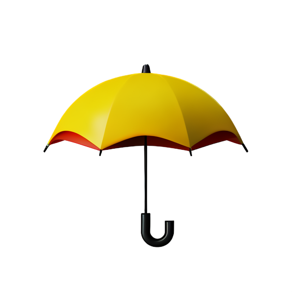 umbrella 3d rendering icon illustration png