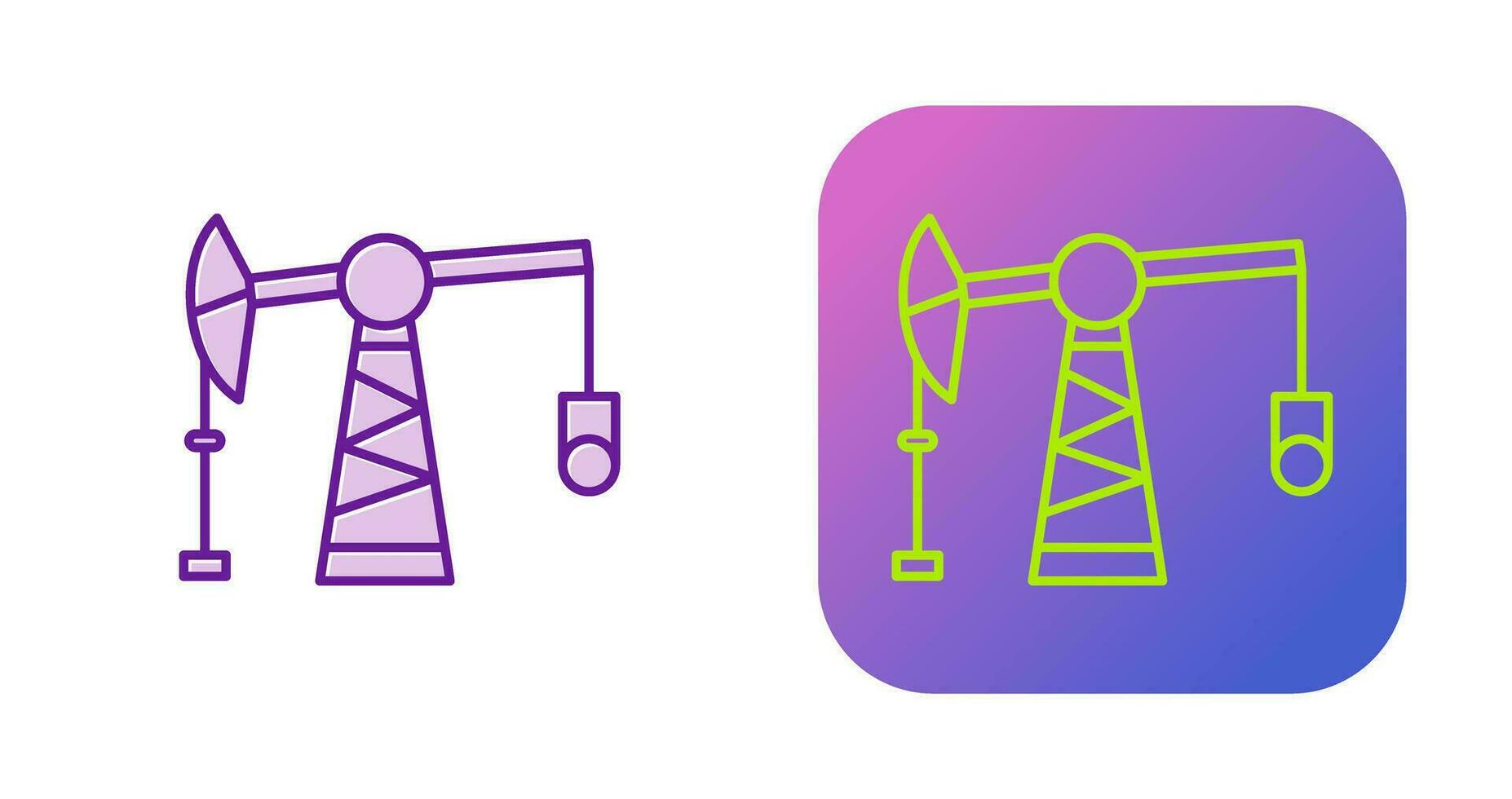 Pumpjack Vector Icon