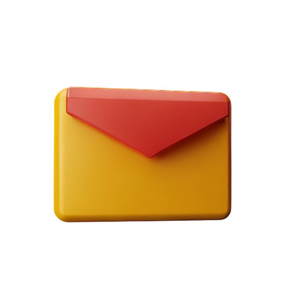 mail 3d rendering icon illustration png