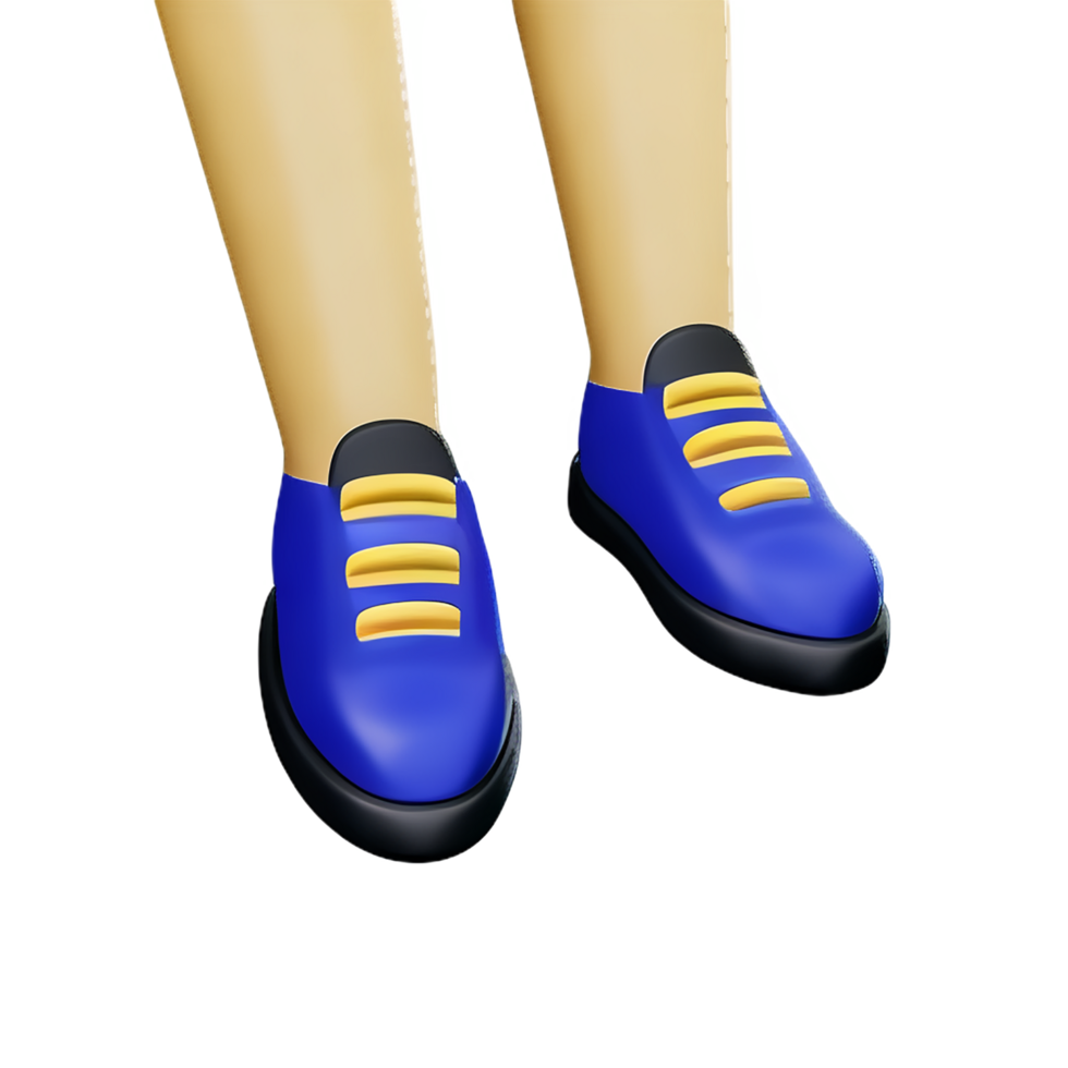 schoenen 3d renderen icoon illustratie png