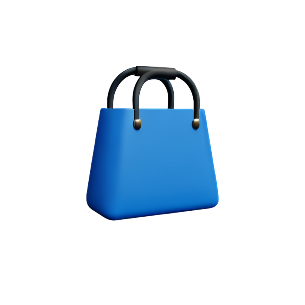 bag 3d rendering icon illustration png