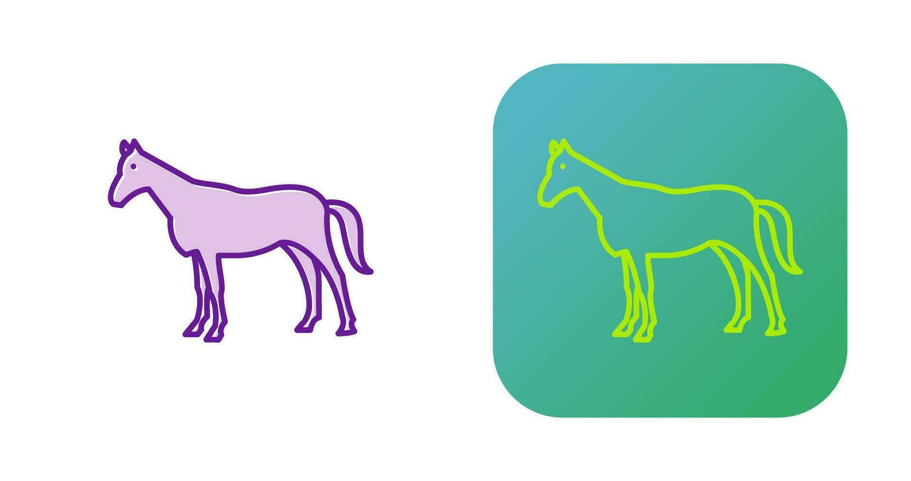 icono de vector de caballo