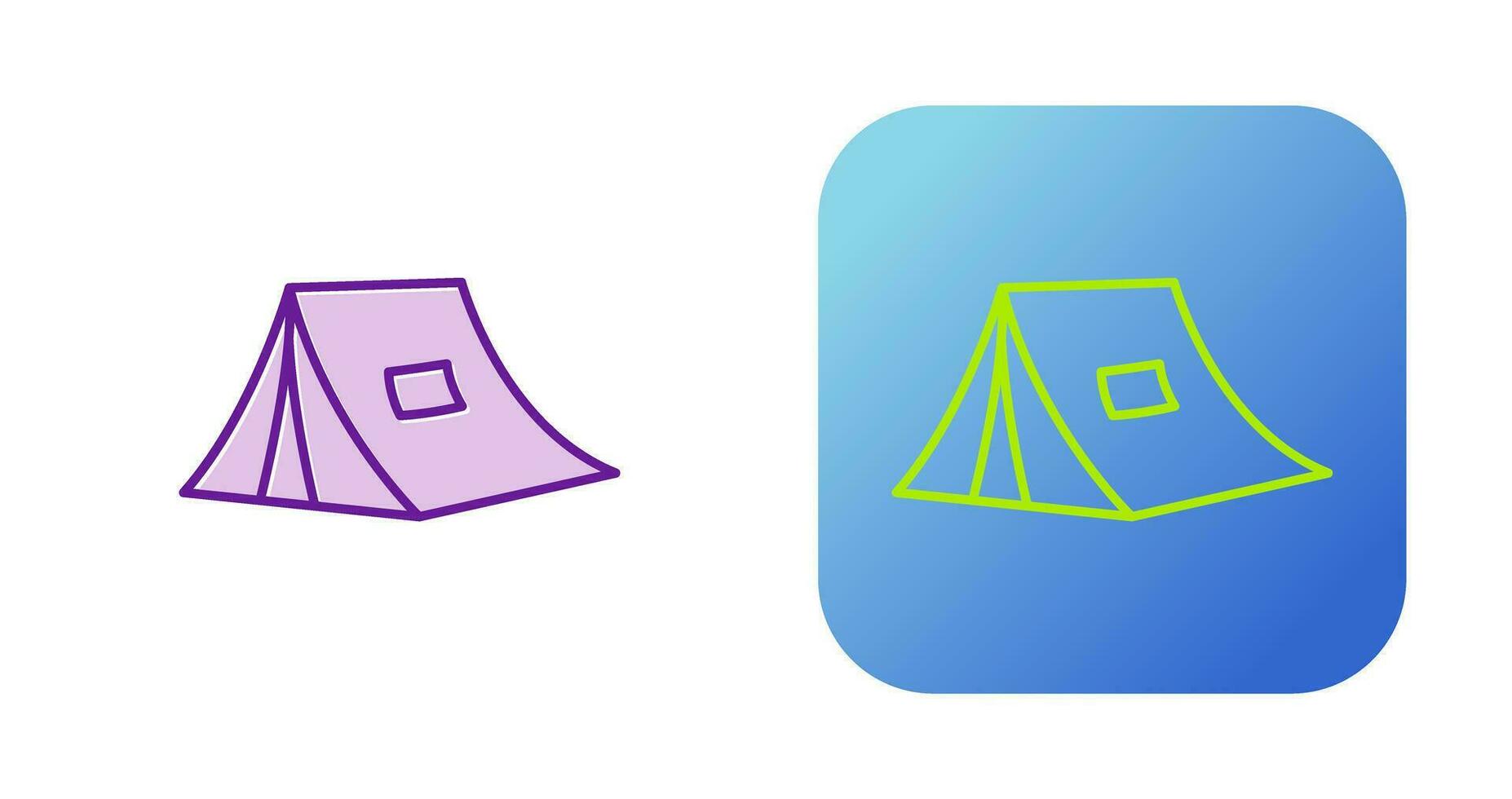 Tent Vector Icon