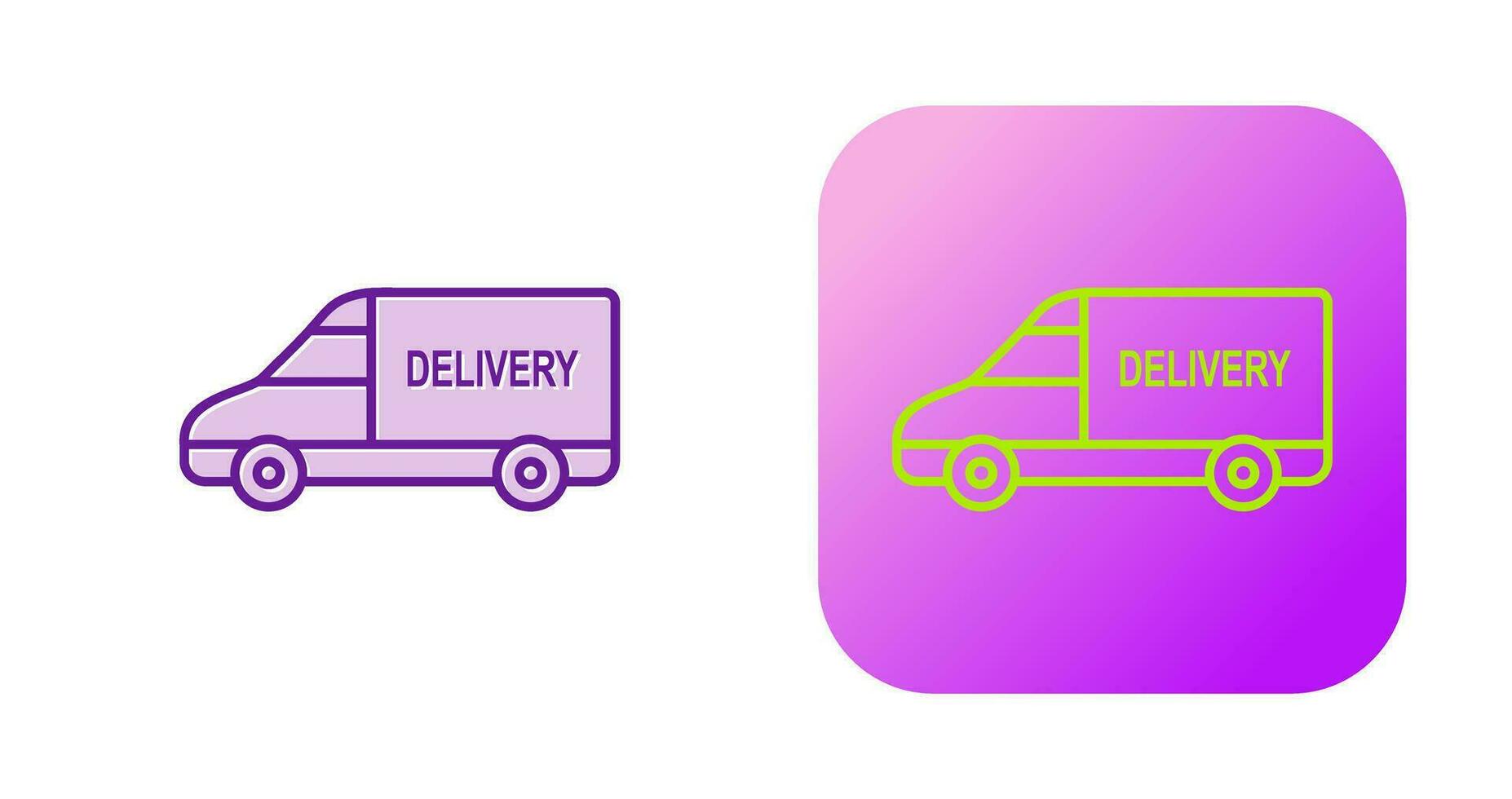 Delivery Car Vector Icon
