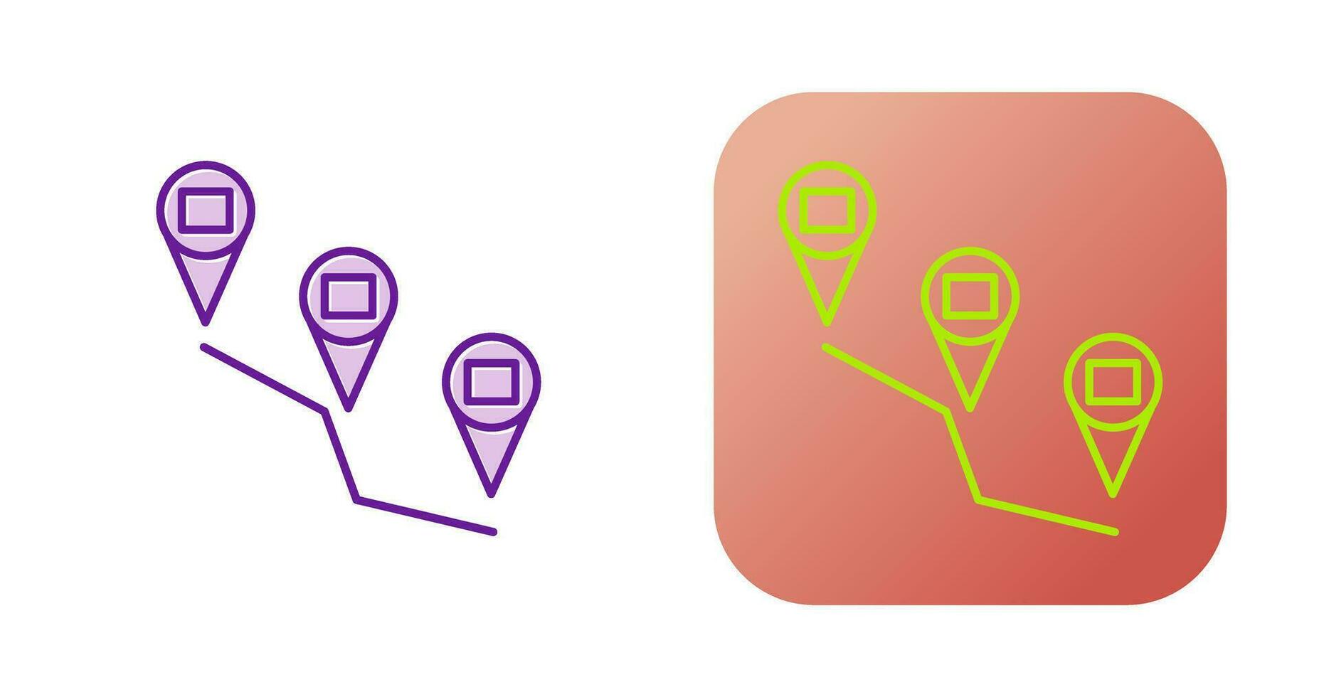 Reaching Destination Vector Icon