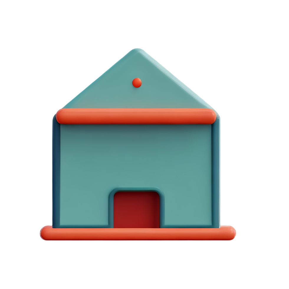 warehouse 3d rendering icon illustration png