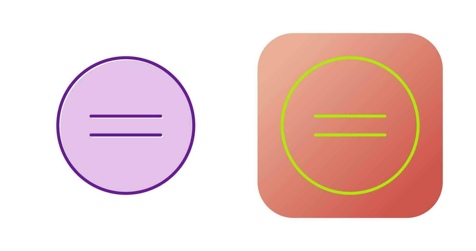 Equal To Vector Icon