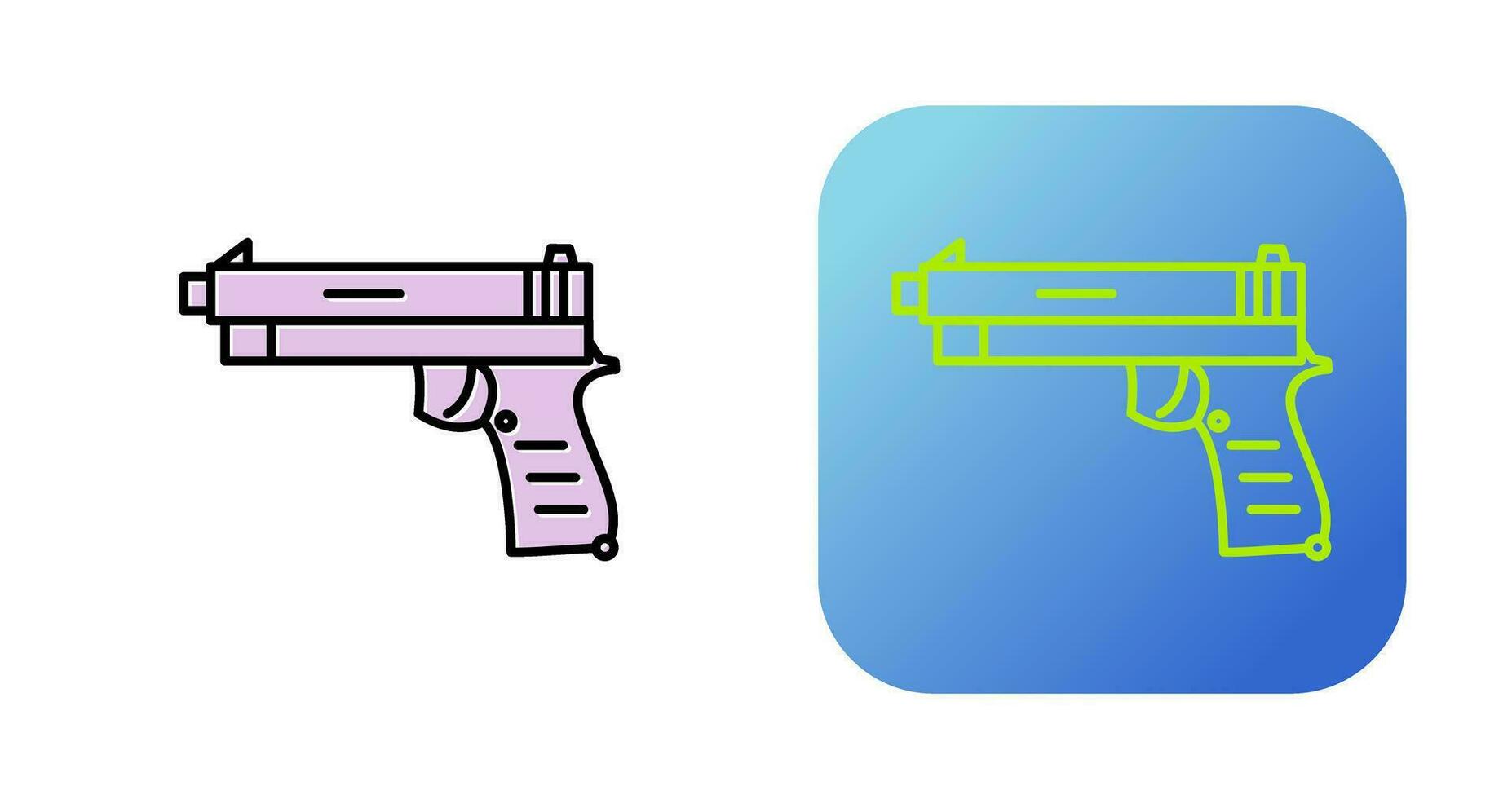 icono de vector de pistola