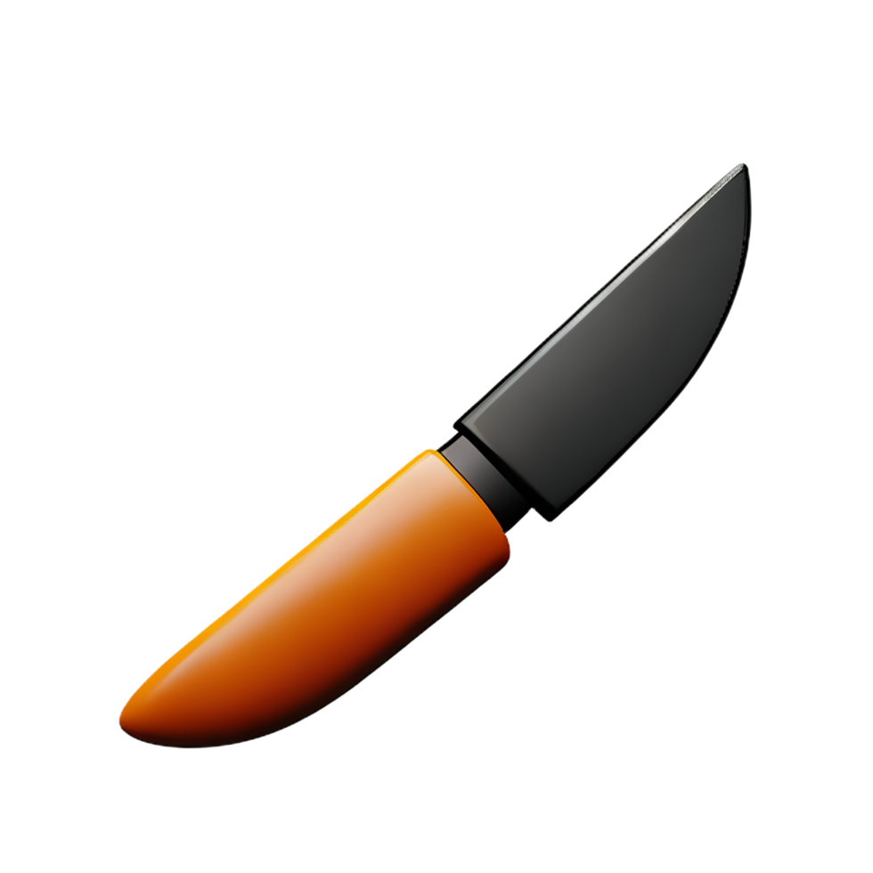 knife 3d rendering icon illustration png