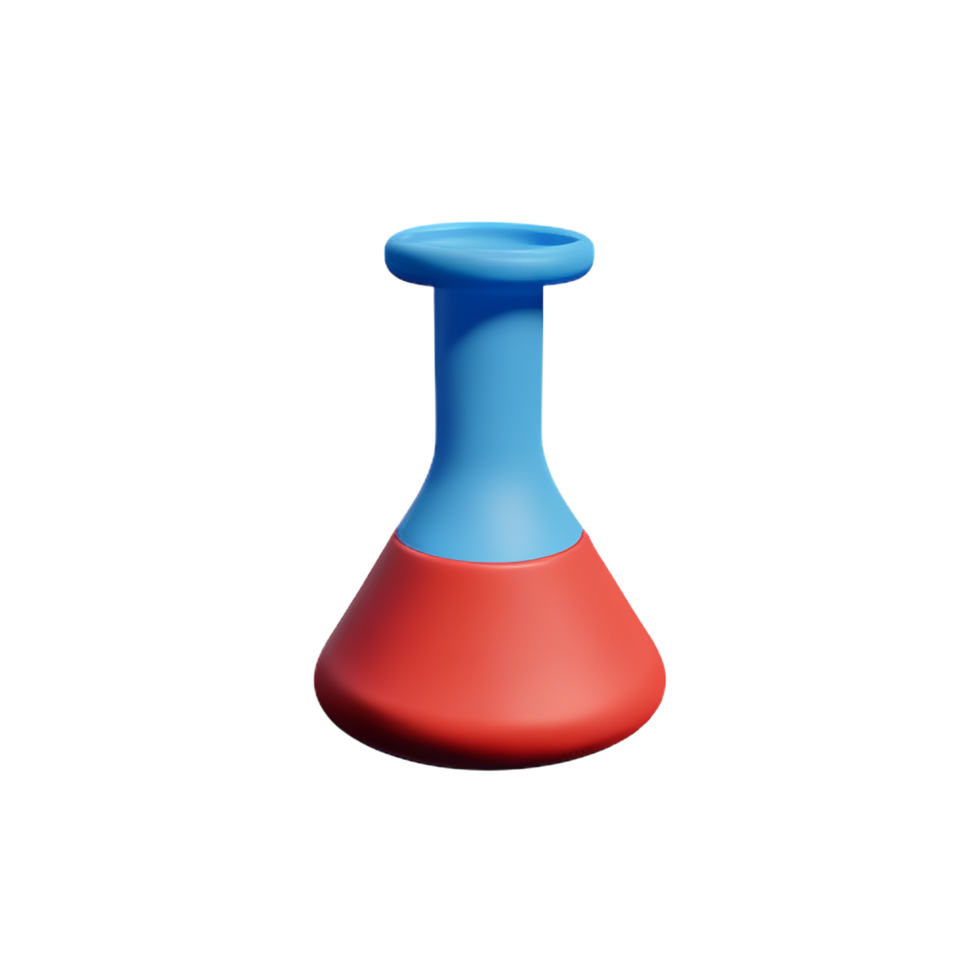 química 3d representación icono ilustración png