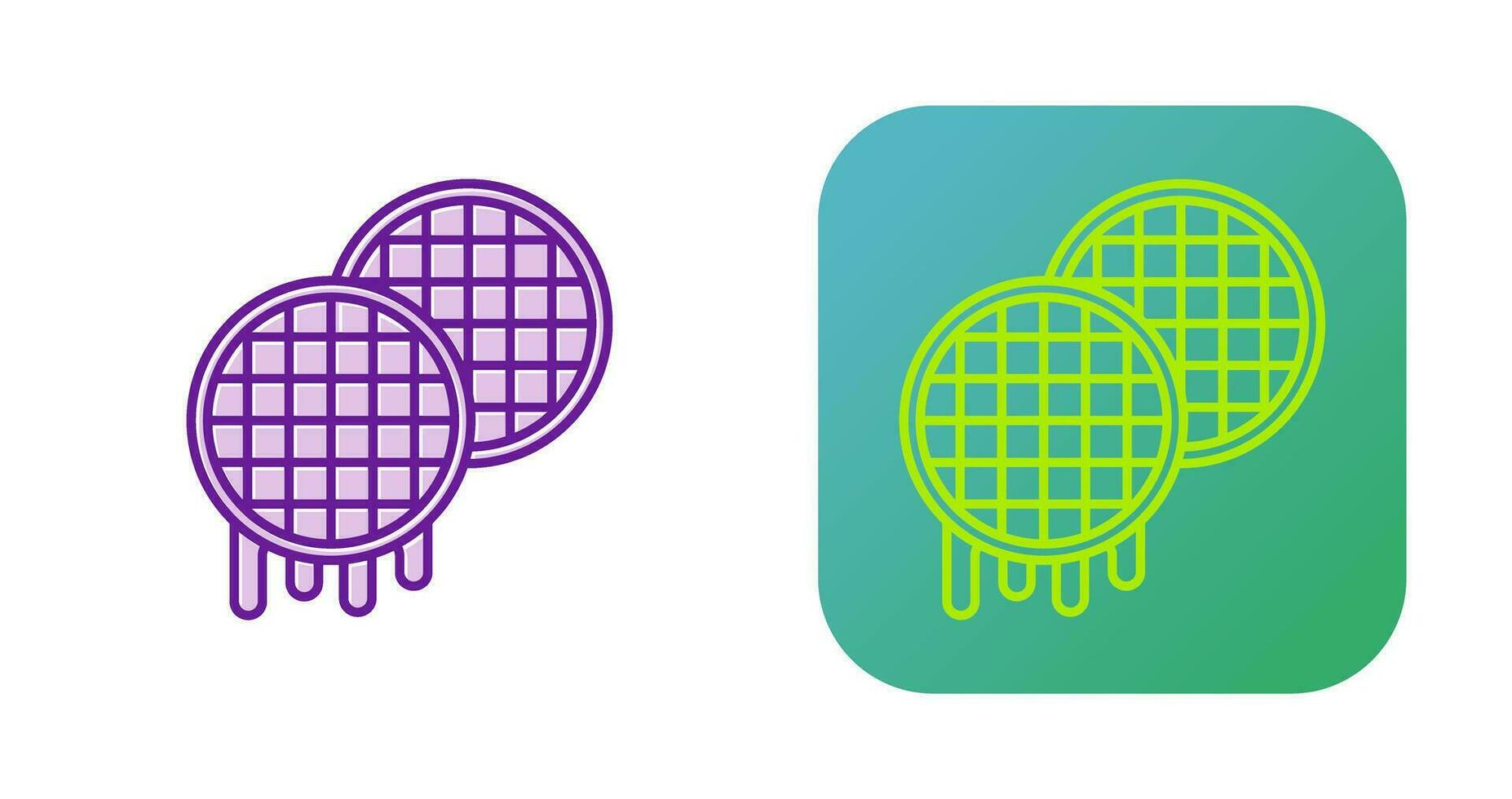 Waffle Vector Icon