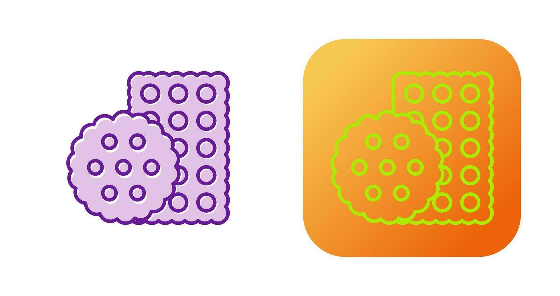 Biscuit Vector Icon