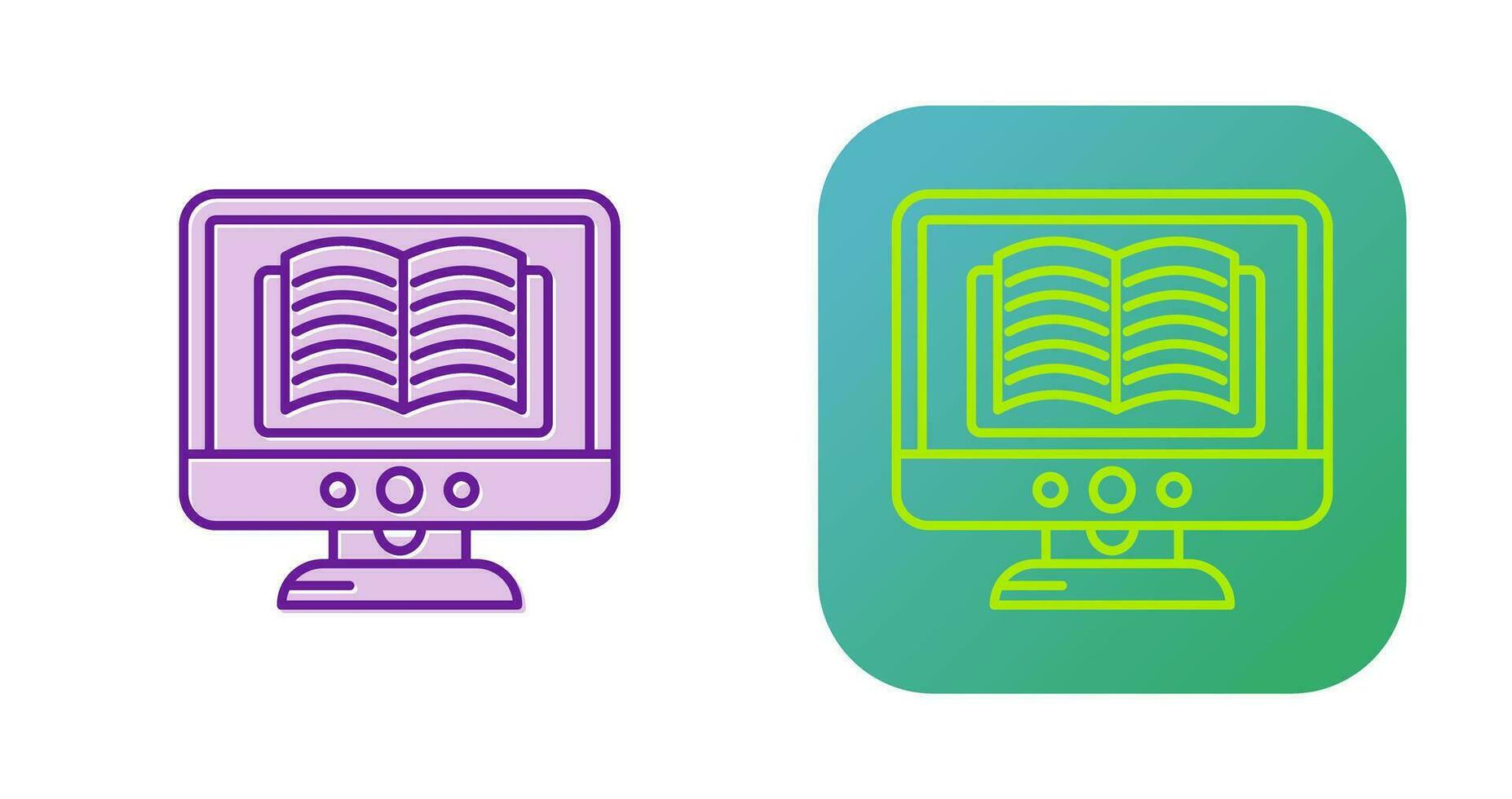 Ebook Lcd Vector Icon