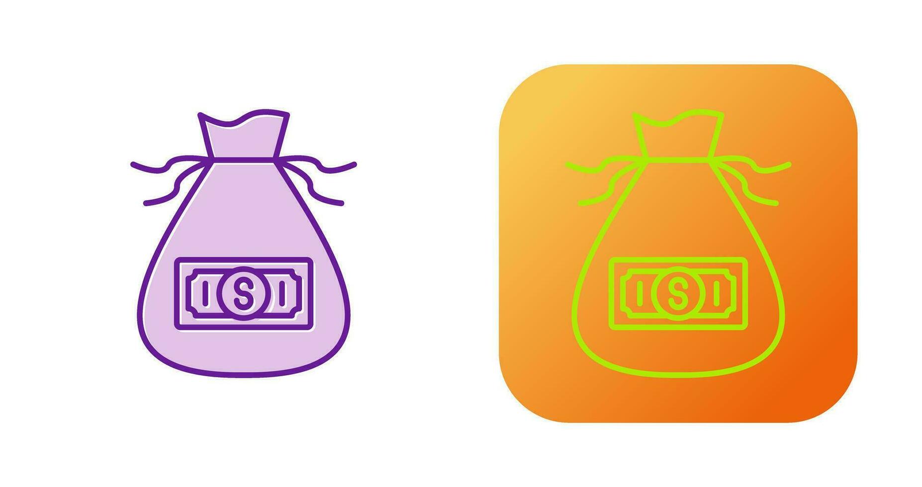 Money Bag Vector Icon