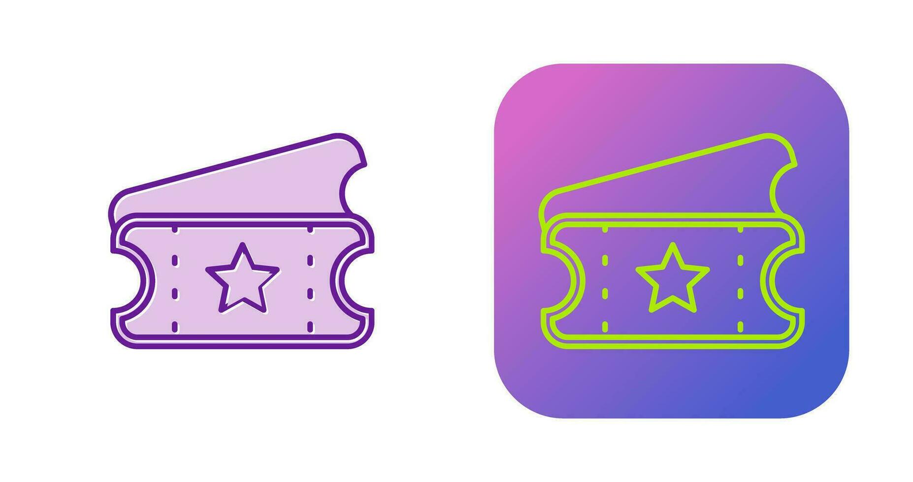 Ticket Vector Icon