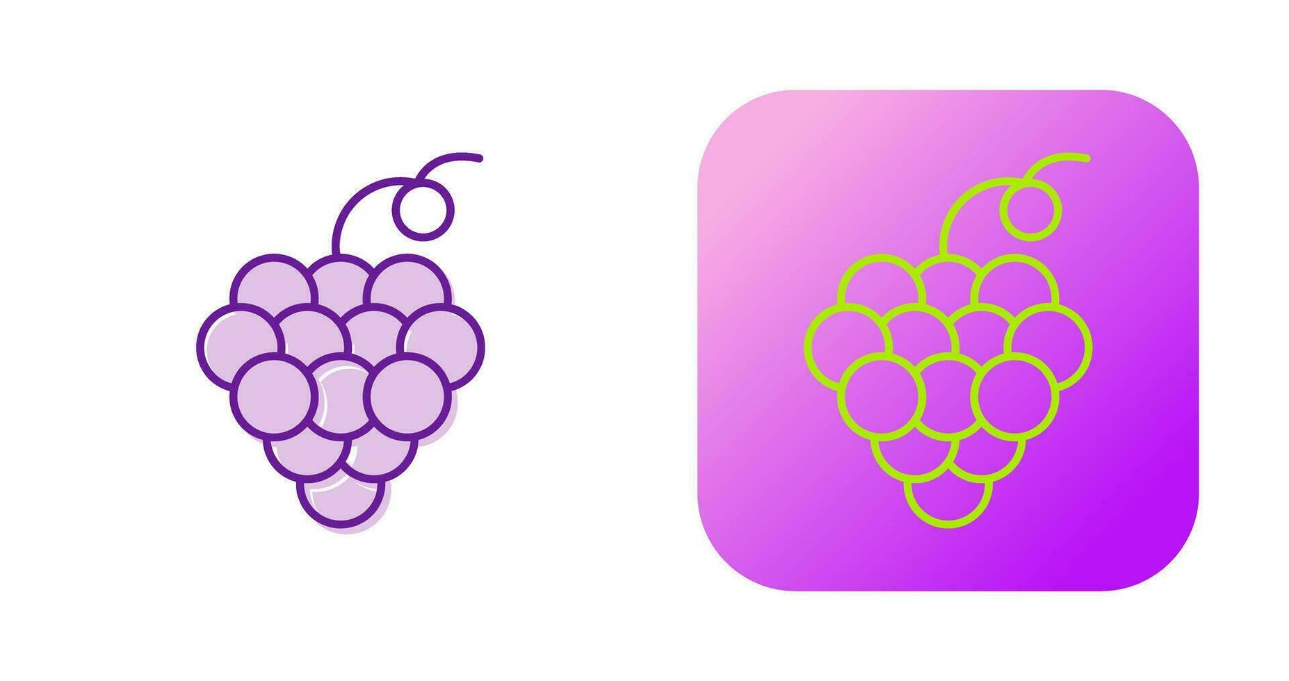 Grapes Vector Icon