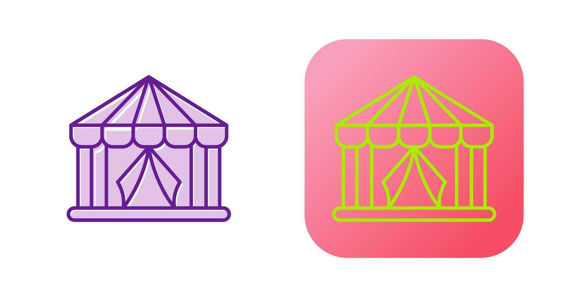 Circus Tent Vector Icon