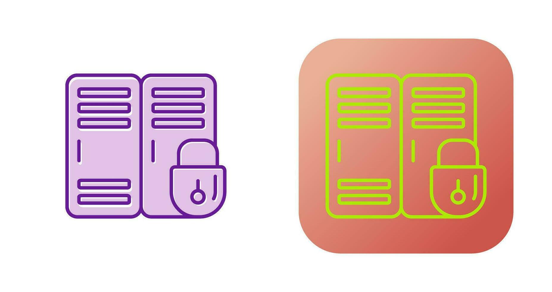 Locker Vector Icon