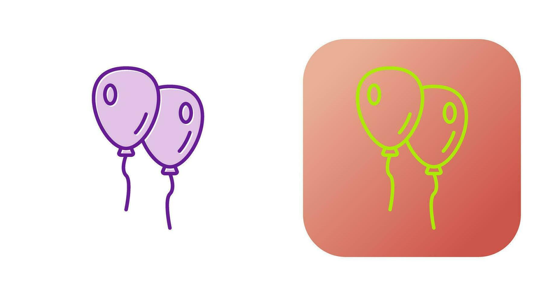 Balloons Vector Icon