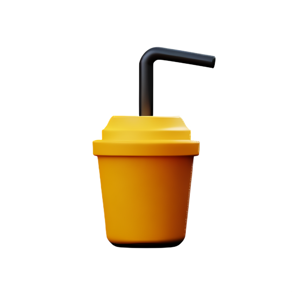 drink 3d rendering icon illustration png