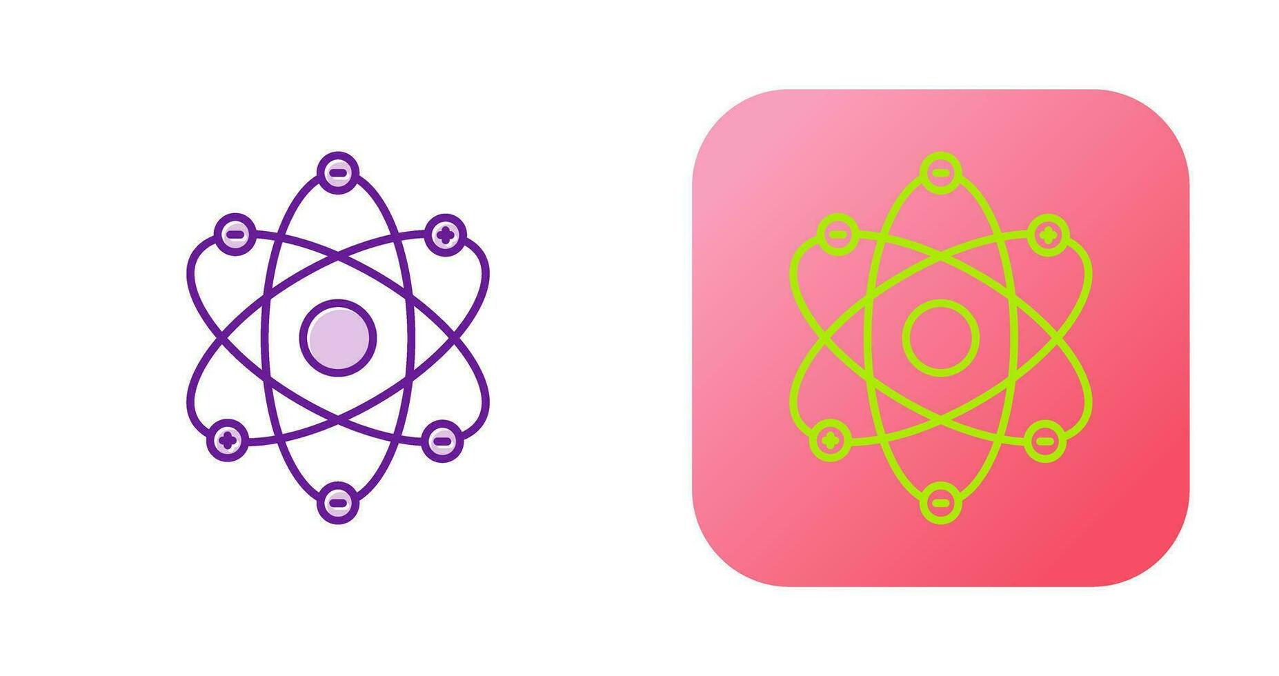 Atom Structure Vector Icon