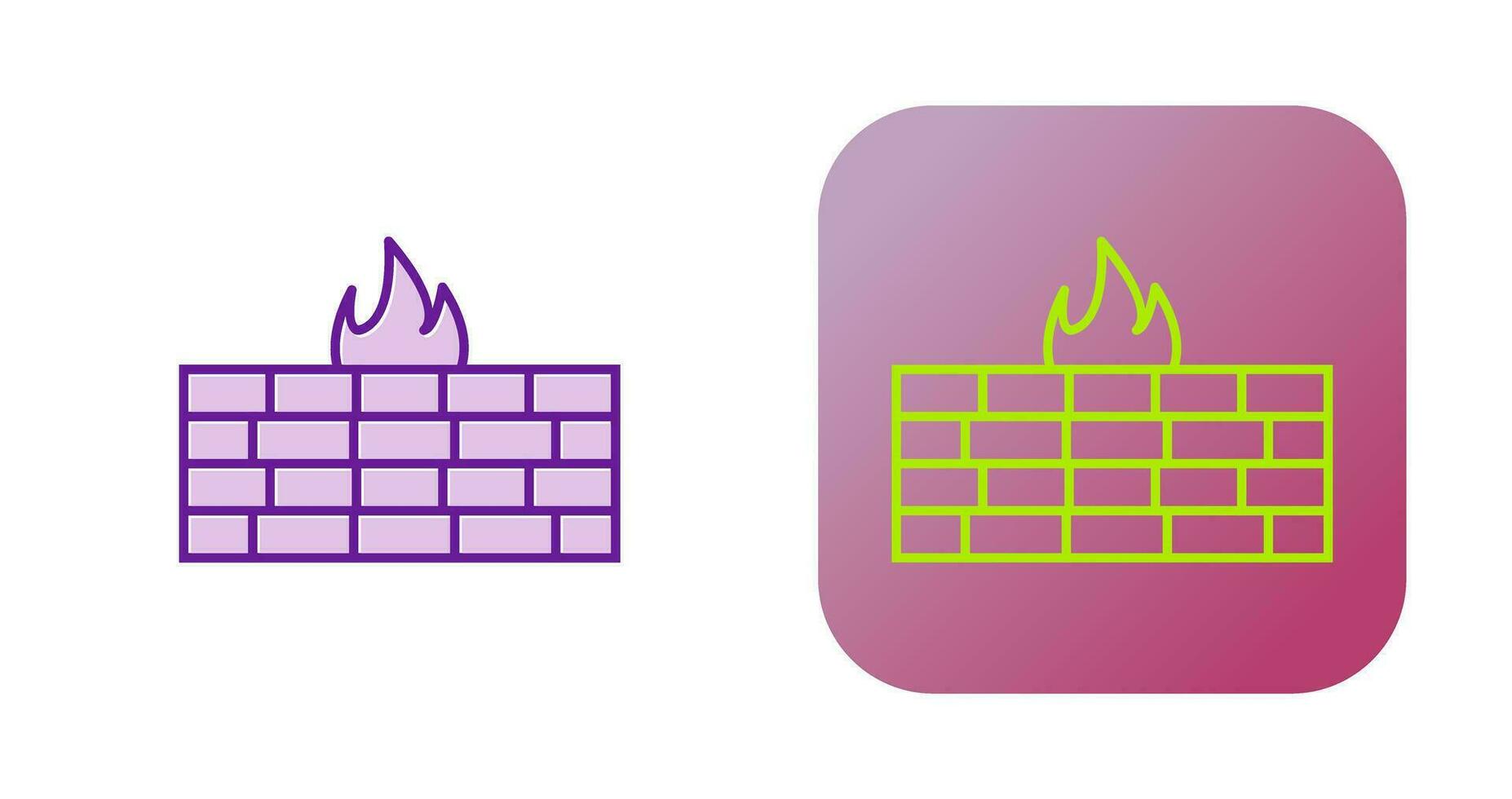 Firewall Vector Icon
