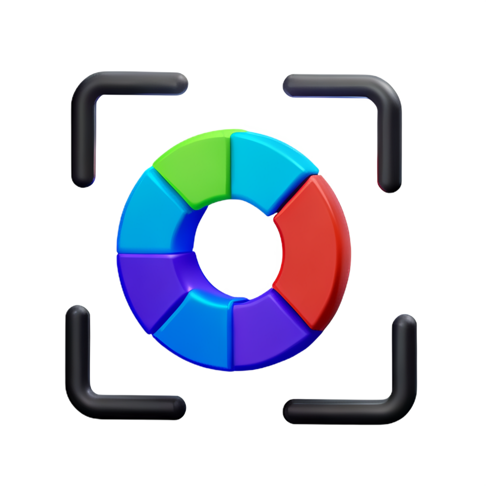 graph 3d rendering icon illustration png