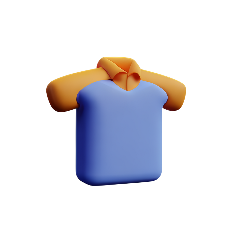 vêtements 3d le rendu icône illustration png