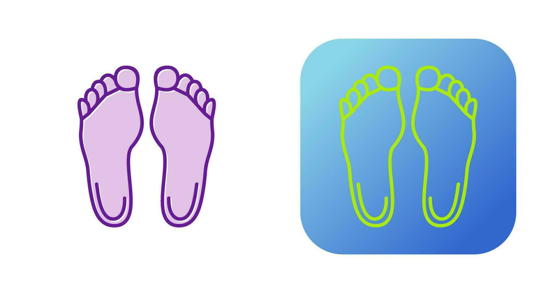 Feet Vector Icon