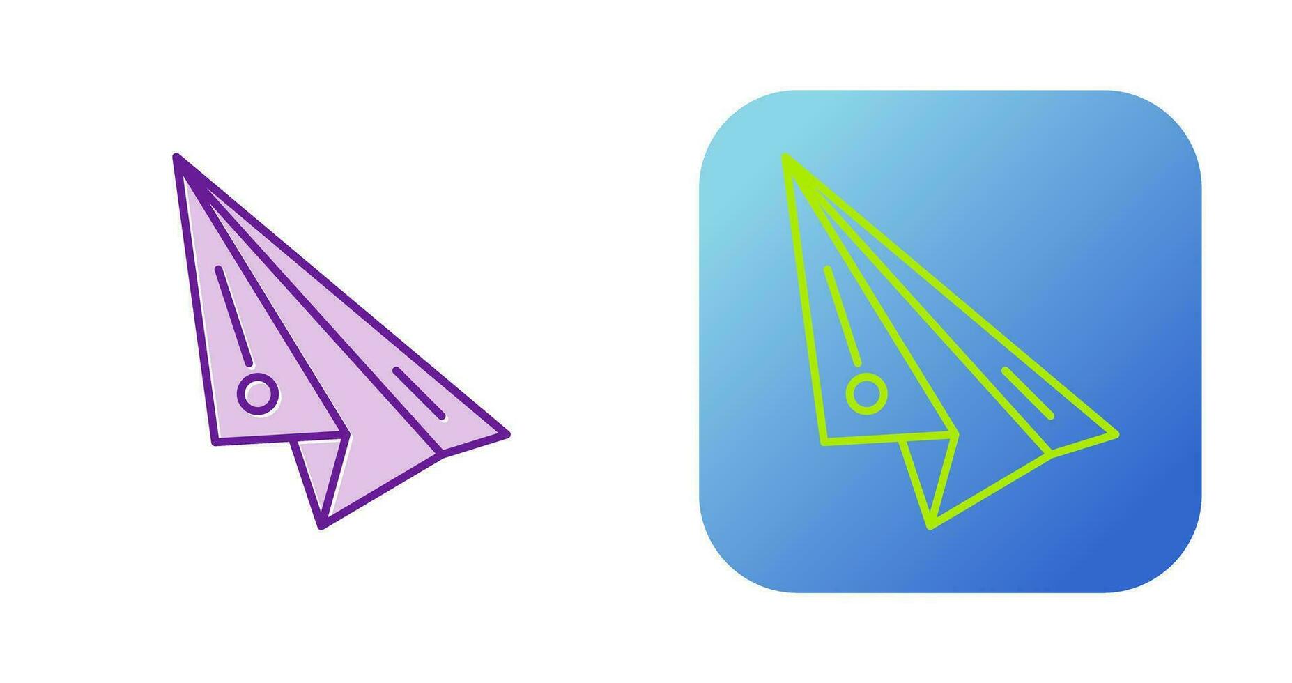 Paper Plane Vector Icon