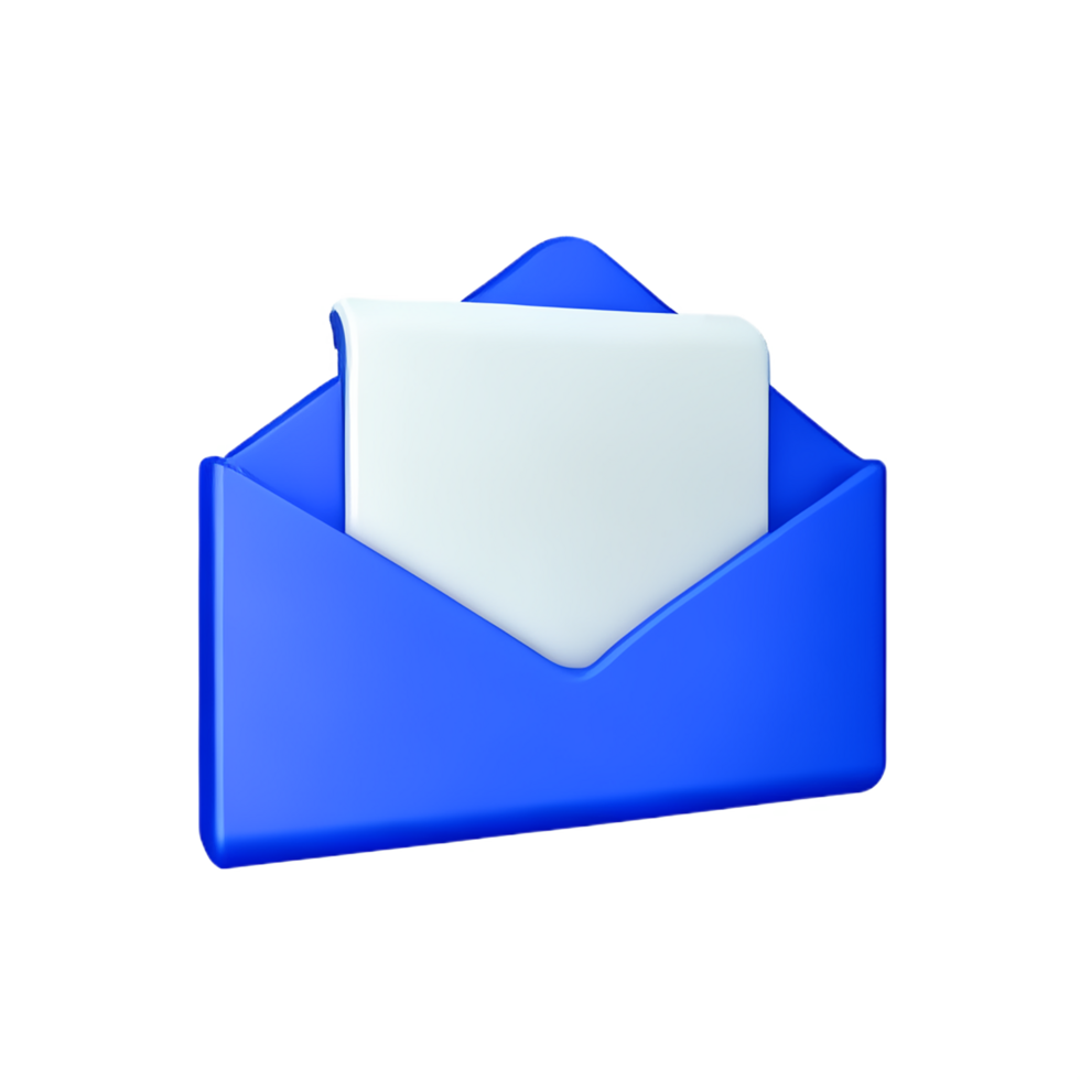 mail 3d rendering icon illustration png