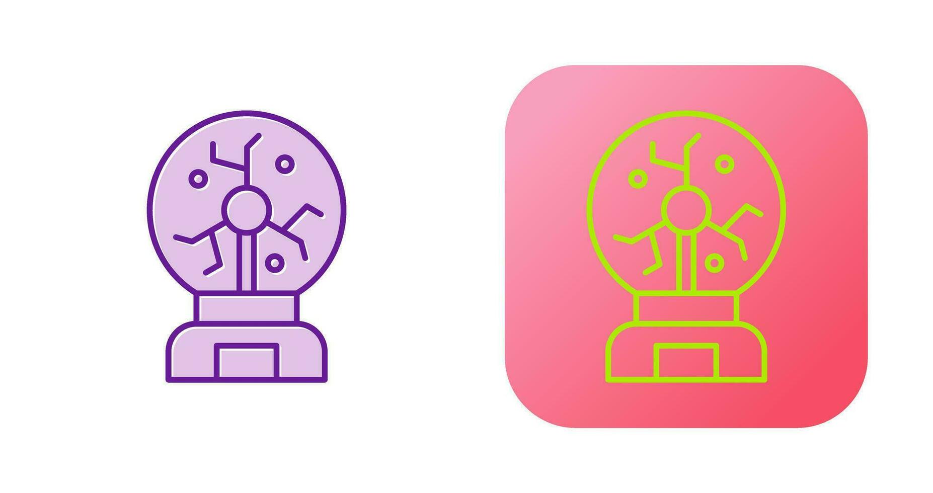 Plasma Ball Vector Icon