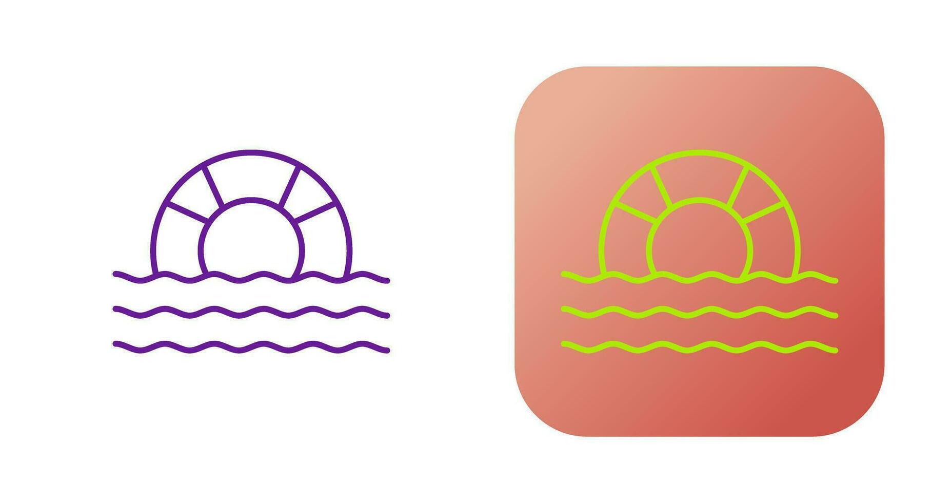 Float Vector Icon