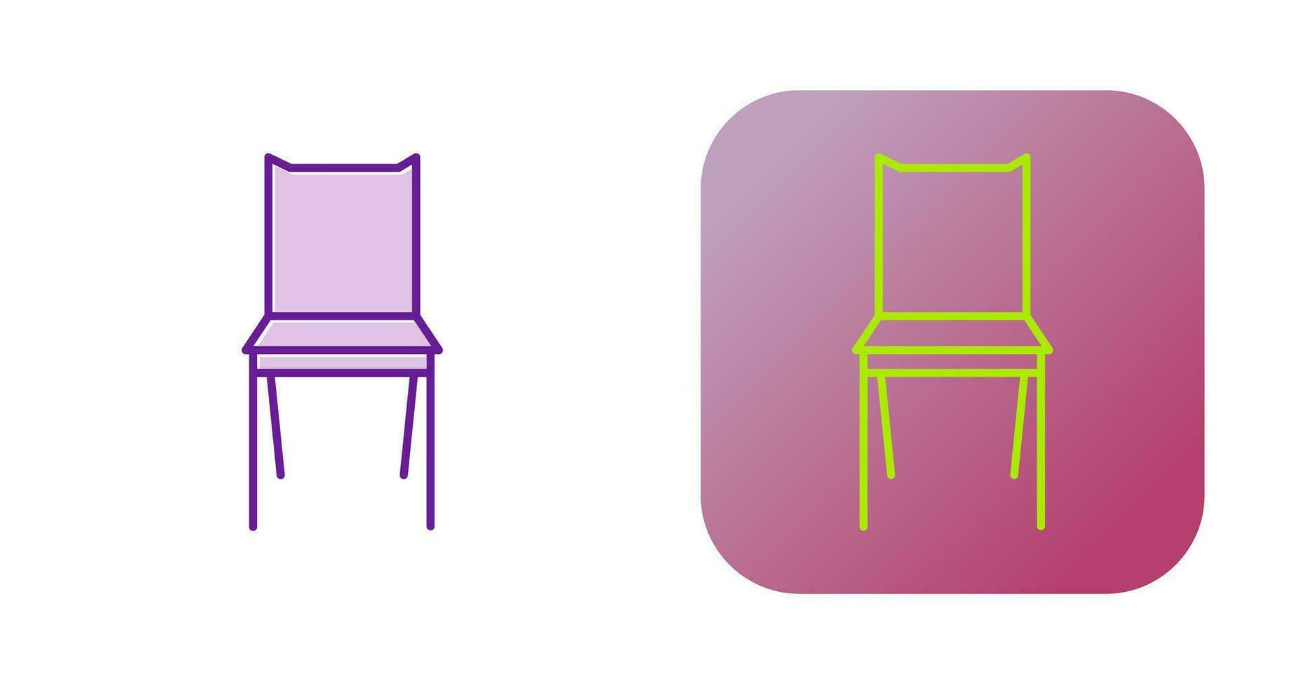 Bedroom Chair Vector Icon