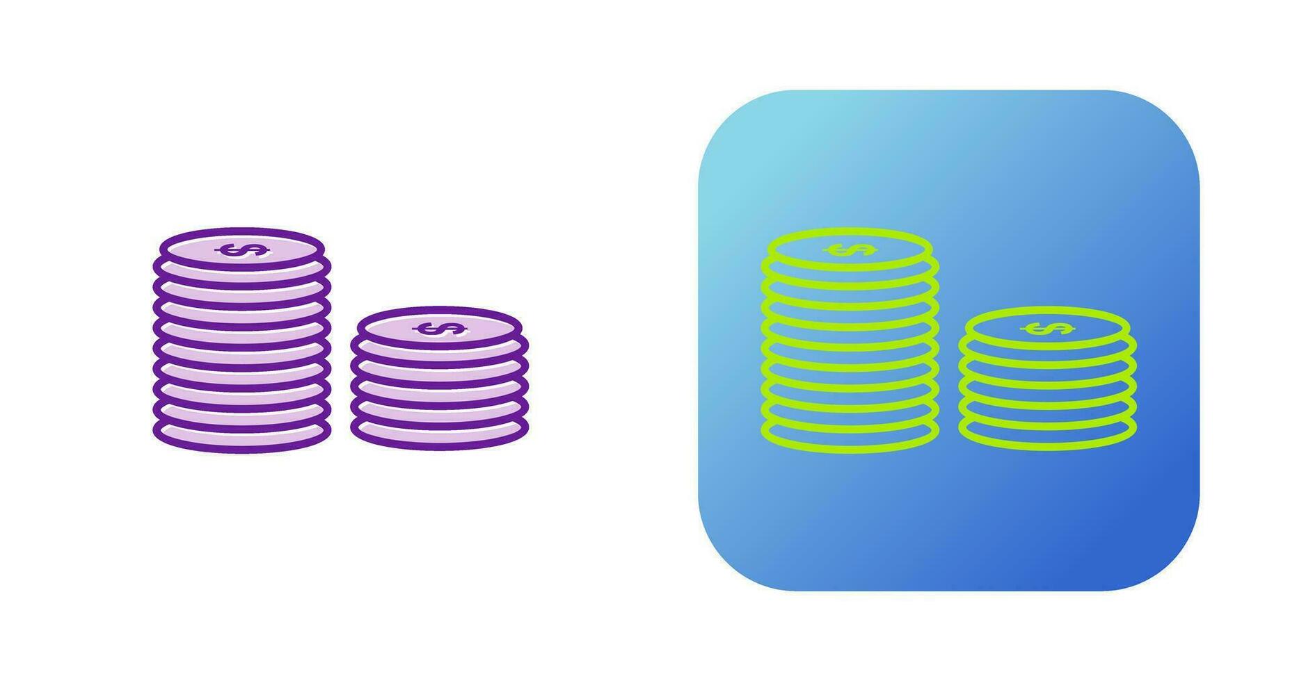 Stack of Coins Vector Icon