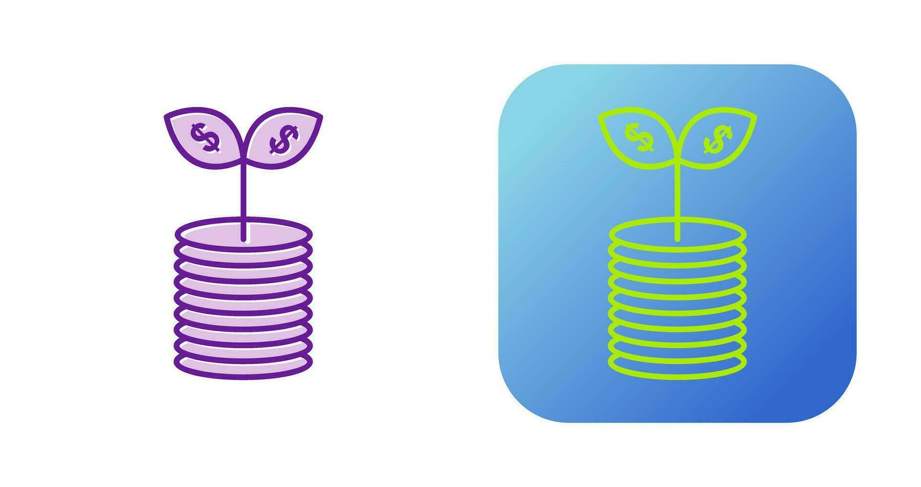 Money Growth Vector Icon