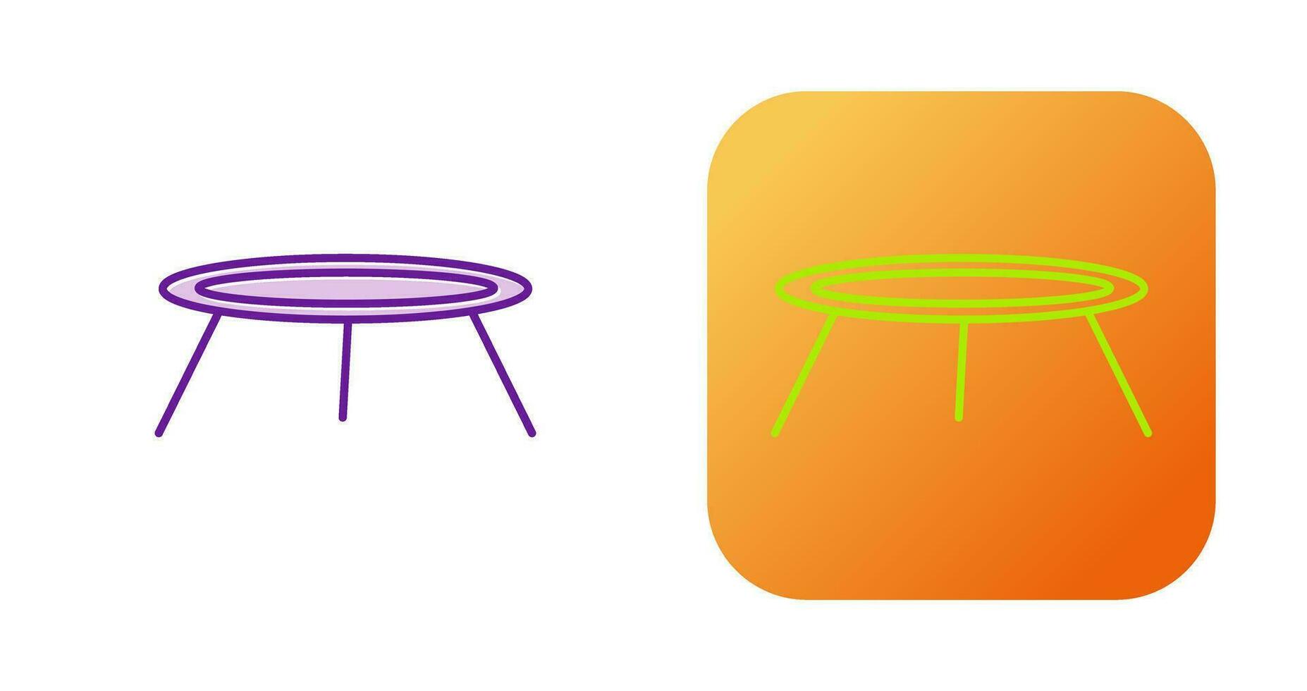 icono de vector de mesa