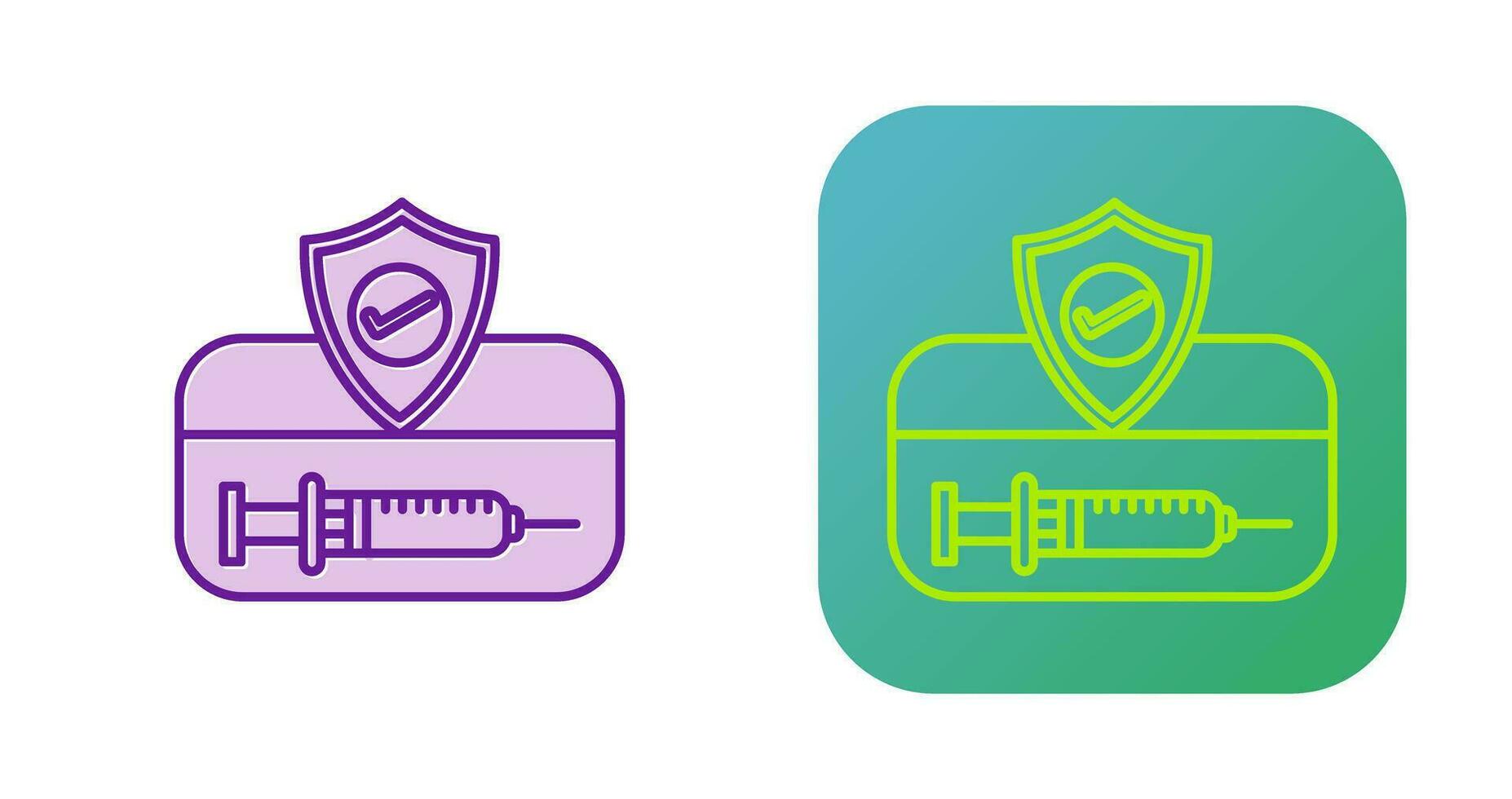 Vaccination Card Vector Icon