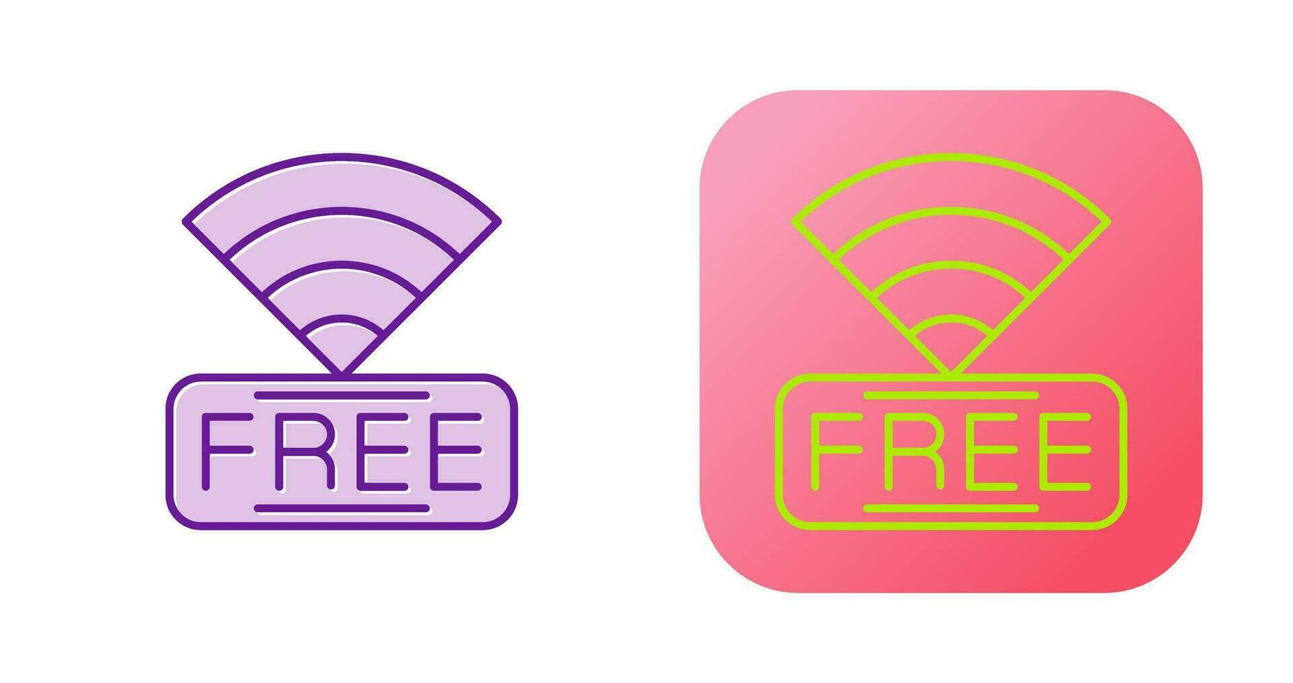 icono de vector wifi gratis