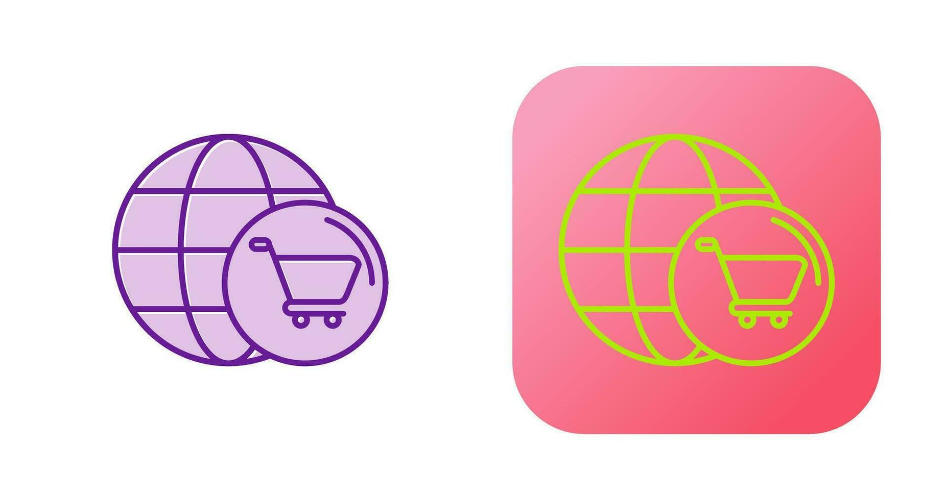 World Cart Vector Icon