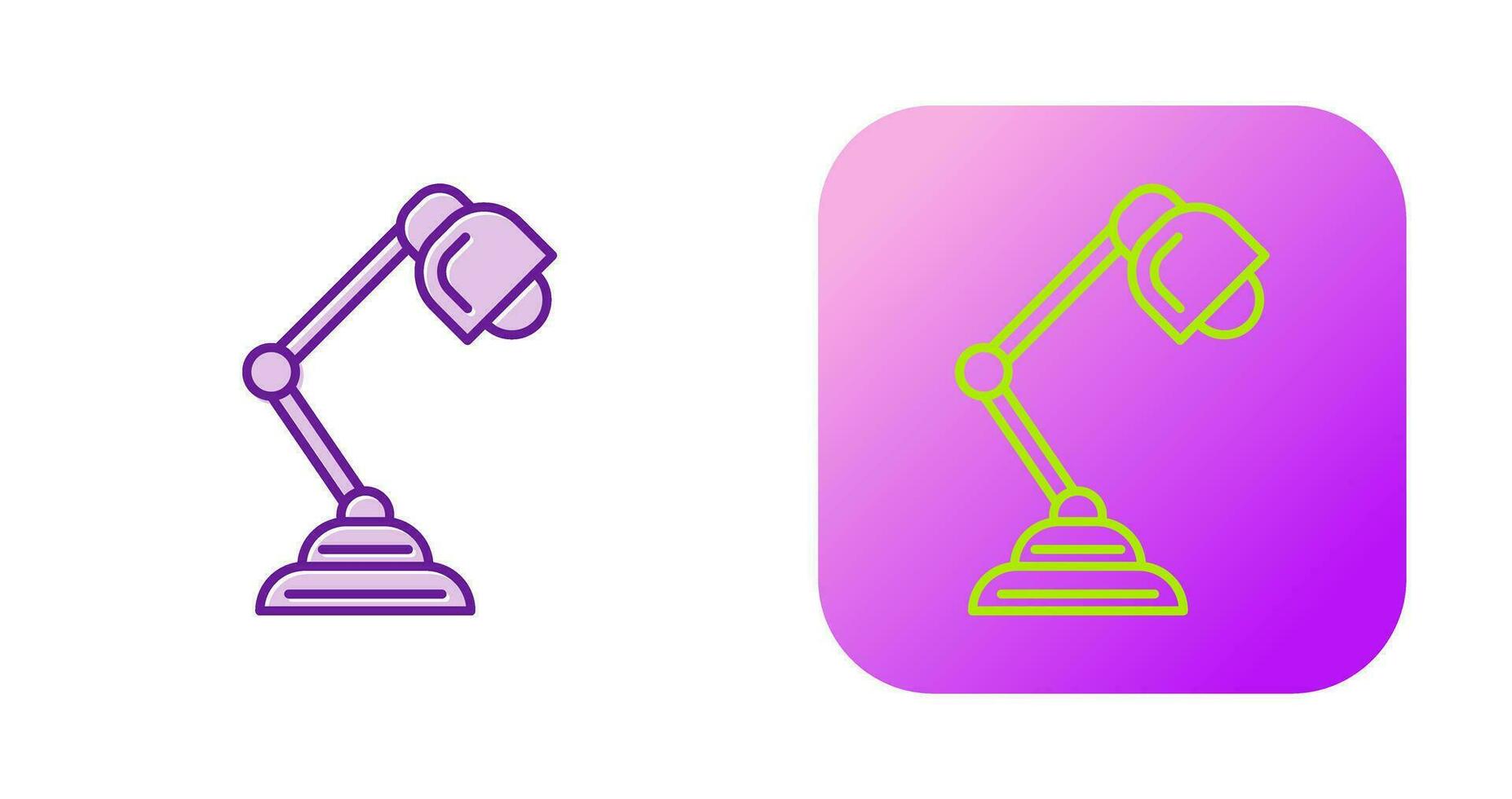 Table Lamp Vector Icon