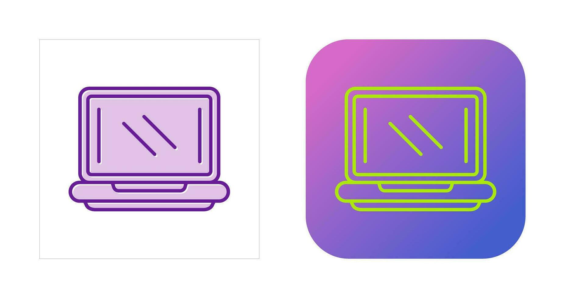 icono de vector de laptop