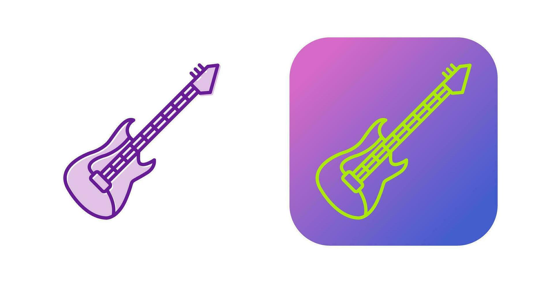 Electric Guitar Vector Icon