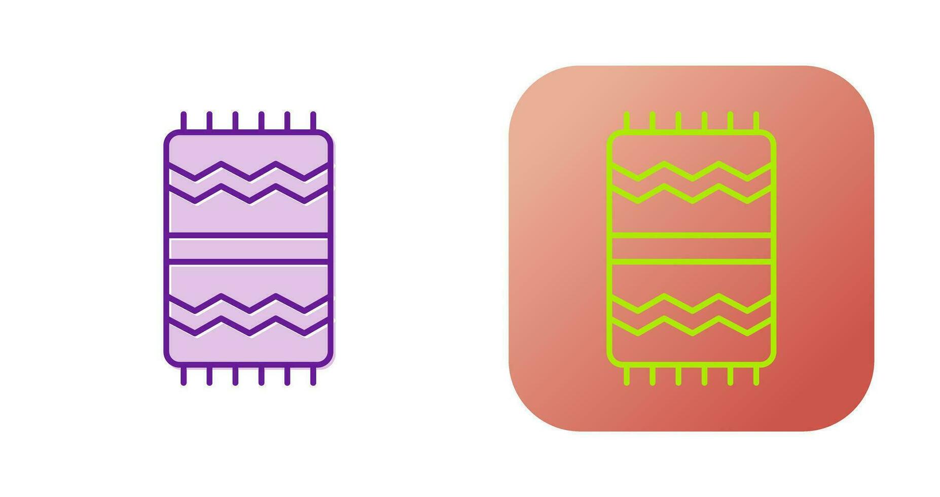 Beach Towel Vector Icon