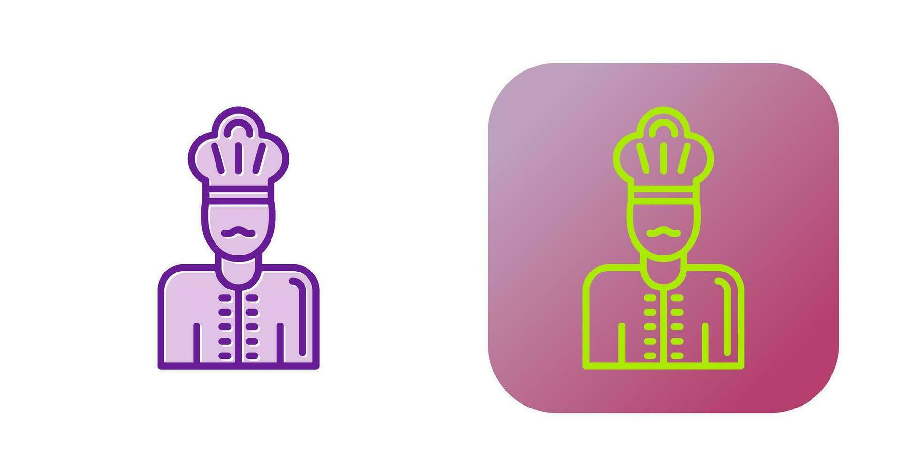 icono de vector de chef