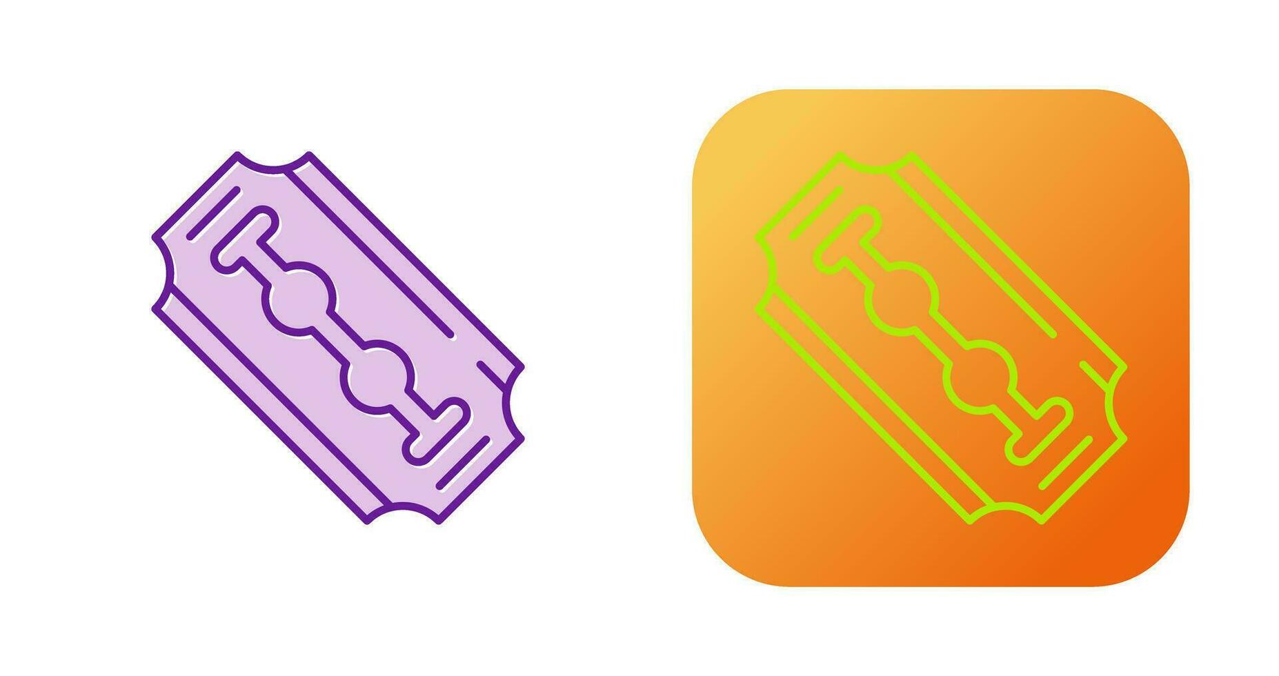 Razor Blade Vector Icon