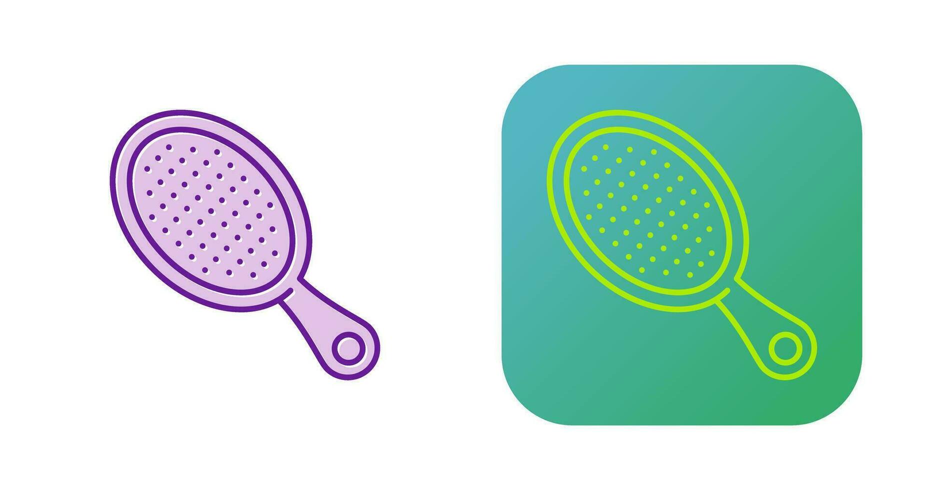 Hair Brush Vector Icon