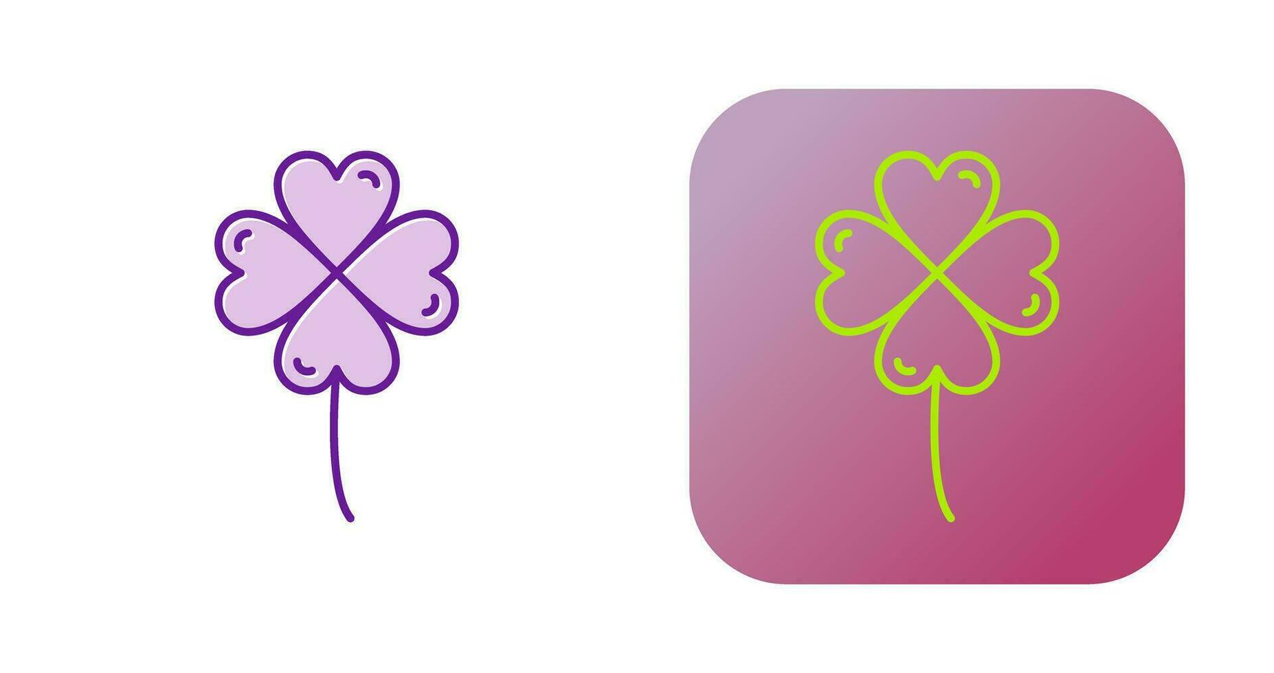 Clover Vector Icon